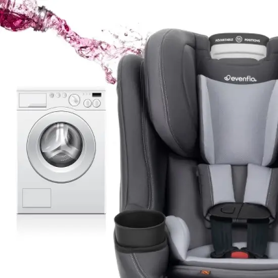 Evenflo REO by Revolve360 Rotating Convertible Car Seat with Quick Clean Cover - Danvers image {6}