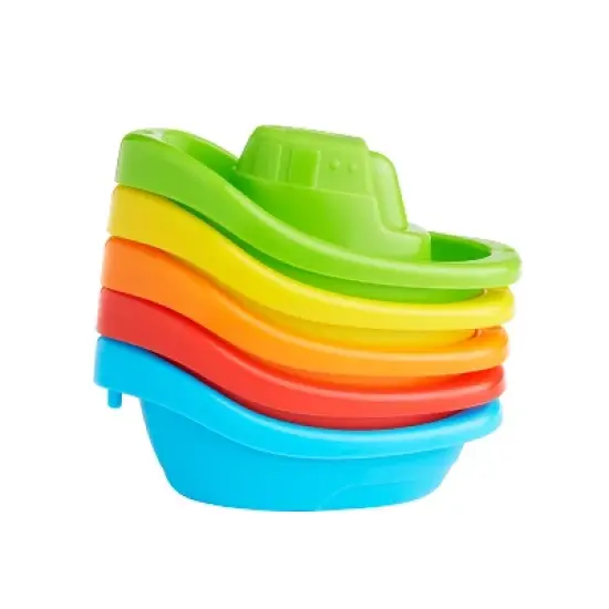 Munchkin Fleet Of Five Boats Bath Toy image {6}