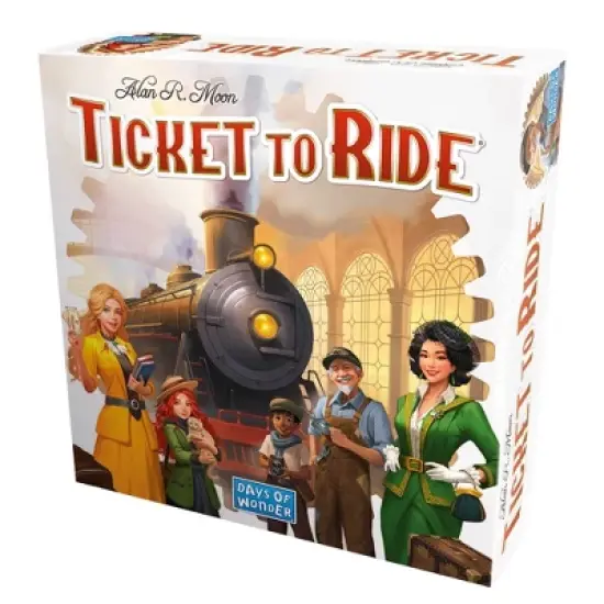 Asmodee Ticket to Ride - Refresh Board Game: Strategy & War Game, 2-5 Players, 30-60 Minutes, Geography Focus image {1}