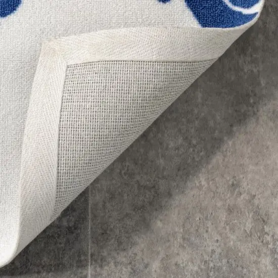 nuLOOM Rell Nautical Anchor Indoor and Outdoor Patio Area Rug image {3}