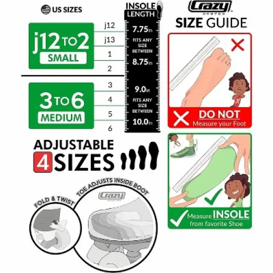 Crazy Skates Trolls Size Adjustable Inline Skates - Featuring Poppy From The Trolls World Tour Move image {1}