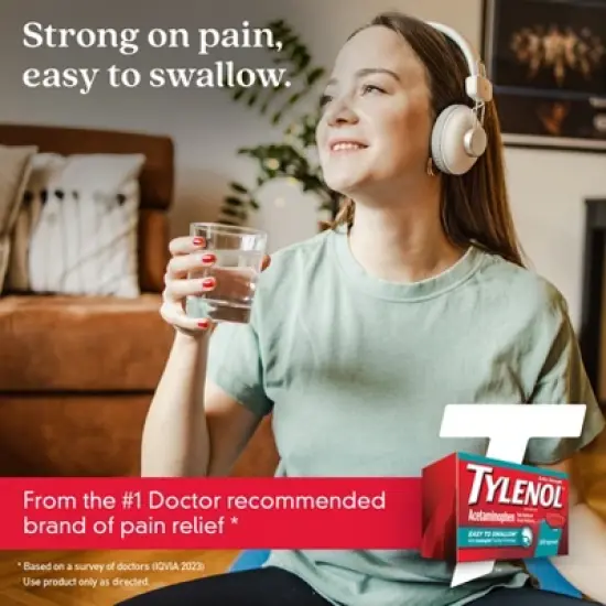Tylenol Extra Strength Acetaminophen - Easy to Swallow Pain Reliever Caplets - 200 ct image {7}