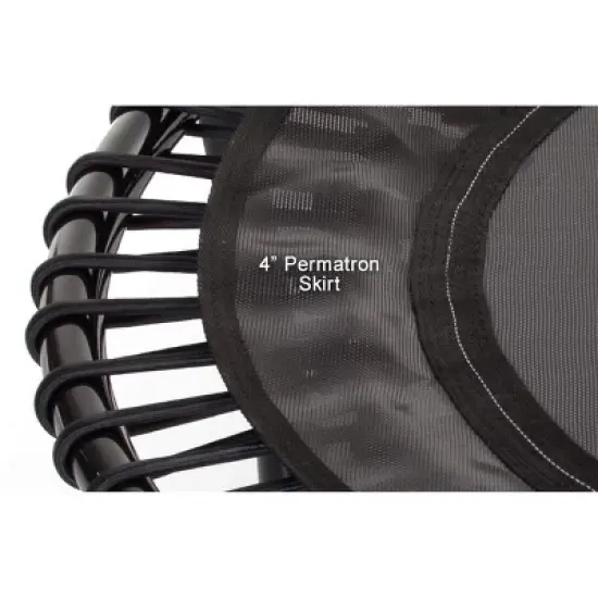 JumpSport 230F Folding Indoor Home Cardio Fitness Rebounder Durable Exercise Mini Trampoline with Premium Bungees, Workout DVD, and is Safe and Sturdy image {3}