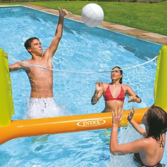 Intex 56508EP Inflatable Floating Swimming Pool Toys Volleyball Game, Green image {4}