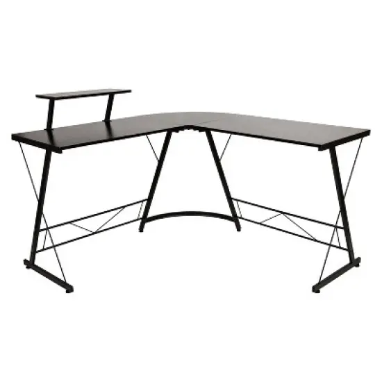 Flash Furniture L-Shaped Desk 71.5" Computer Corner Desk, Home Office Corner Desk, Gaming Desk, Space Saving, Easy to Assemble image {11}