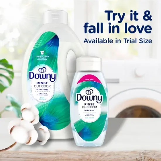 Downy FE Rinse Cool Cotton Liquid Laundry Additive - 62oz image {10}