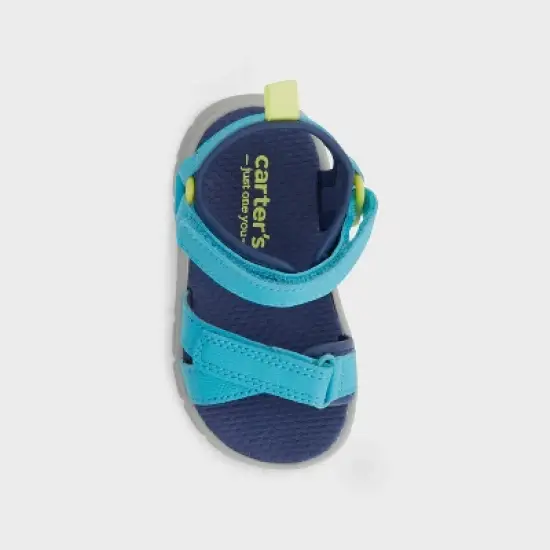 Carter's Just One You&reg;️ Baby Solid Fisherman Sandals - Blue image {2}