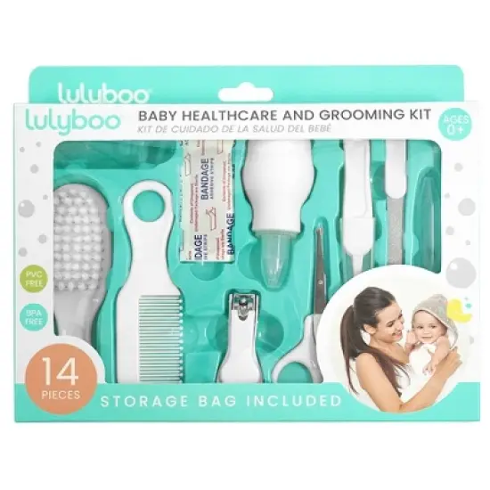 Lulyboo Baby Grooming Kit - 14pc - White image {7}