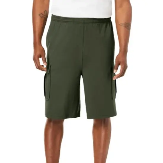 KingSize Men's Big & Tall Lightweight Jersey Cargo Shorts image {18}