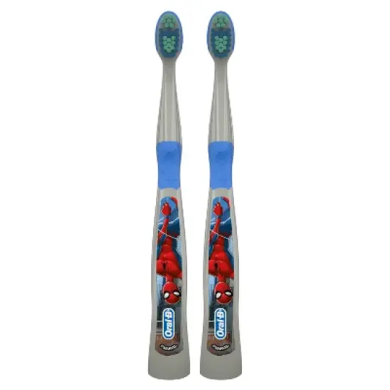 Oral-B Kids' Toothbrush featuring Marvel's Spider-Man Soft Bristles - 2ct image {9}