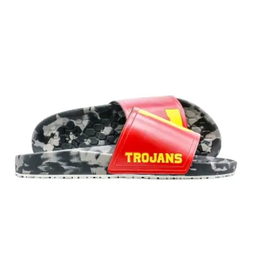 NCAA Southern California Trojans Slydr Pro Black Sandals - Red M14/W16 image {2}