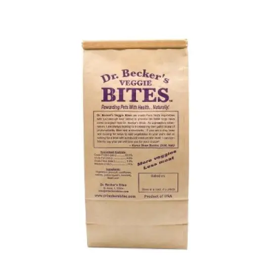 Dr Becker's Veggie Bites Dog & Cat Treats, 4 oz image {1}