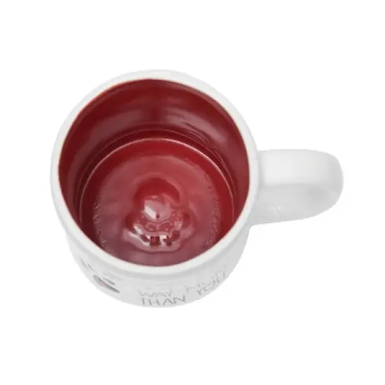C&F Home 16 oz. Valentine's Day "Roses Are Red Violets Are Blue I Love My Dog Way More Than You" Pawprint Ceramic Coffee Tea Hot Chocolate Mug image {3}