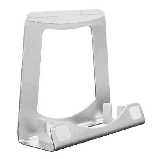 Mount-It! Vertical Laptop Stand - Aluminum Vertical Laptop Holder | 2 in 1 Laptop Riser for Desk | Vertical MacBook Stand for MacBook Air, MacBook Pro image {1}