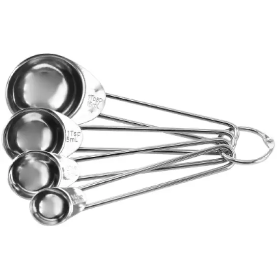 MegaChef 14 Piece Stainless Steel Measuring Cup and Spoon Set with Mixing Bowls image {4}