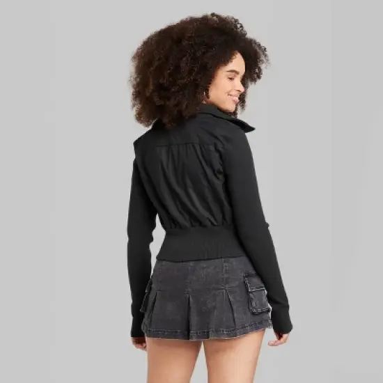 Women's Twill Bomber Jacket - Wild Fable&trade; image {2}