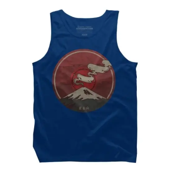 Men's Design By Humans Fuji By againstbound Tank Top image {4}