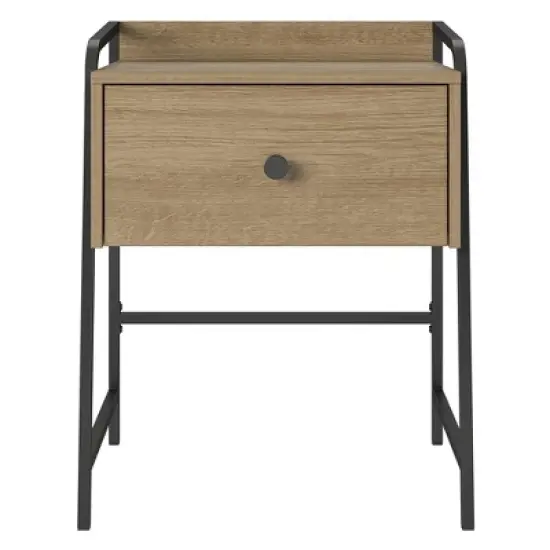 Bushwick Nightstand with Drawer Natural - Novogratz image {5}