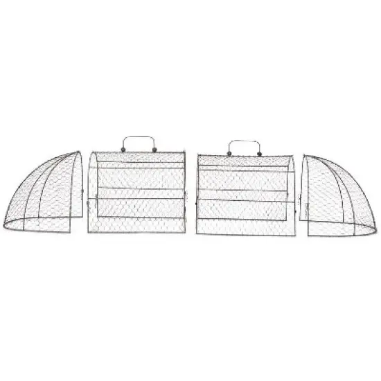 Gardener&rsquo;s Supply Company Chicken Wire Cloche Garden Plot Plants Cover Protector | Sturdy Arch Metal Tunnel Cage Flowerbeds and Seedlings Garden image {3}