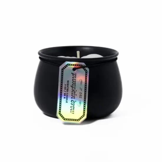 3oz Ceramic Cauldron Candle - Bullseye's Playground&trade; image {3}