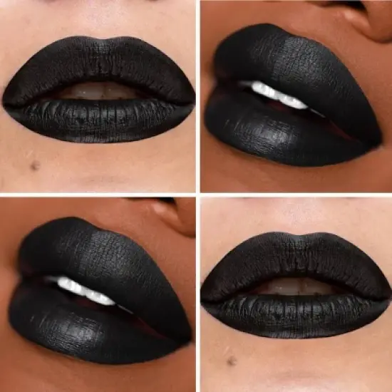 The Lip Bar Vegan Matte Liquid Lipstick - Back to Black - 0.24oz image {6}