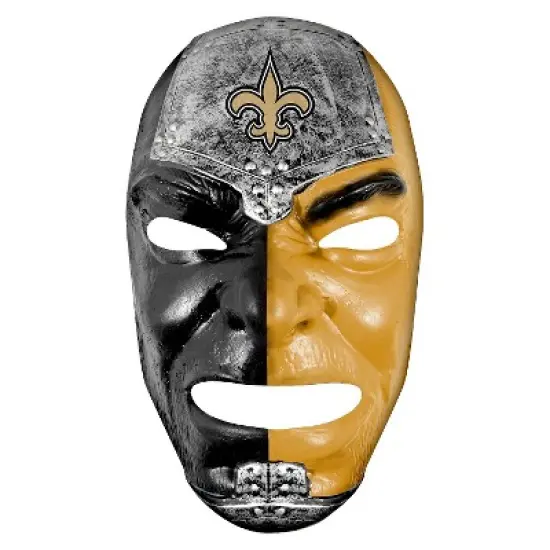 NFL New Orleans Saints Franklin Sports Fan Face Mask image {1}