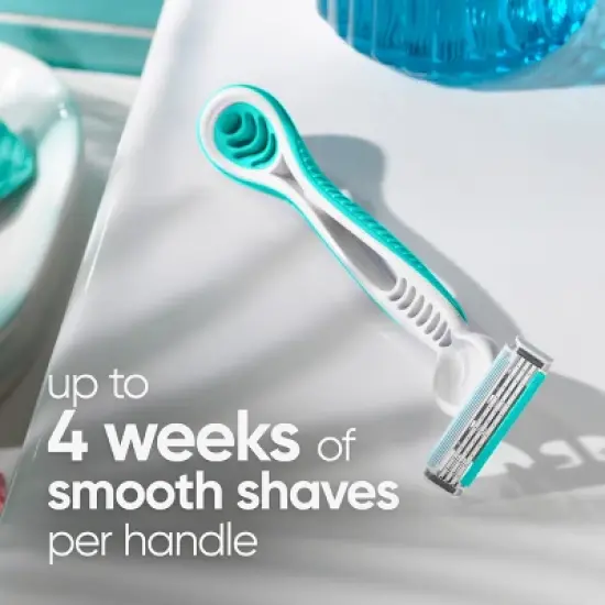Venus Simply 3 Sensitive Women's Disposable Razors - 4ct image {2}
