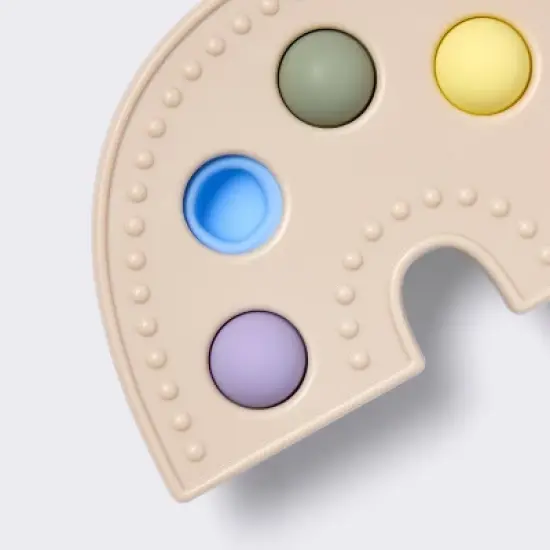 Silicone Pop-it Baby Toy - Rainbow - Cloud Island&trade; image {2}