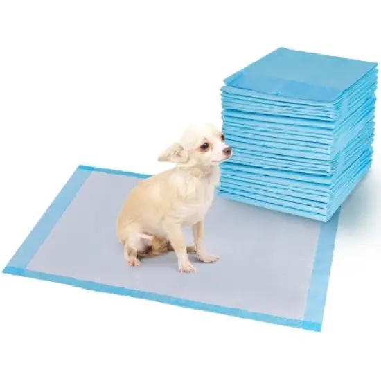 Costway 150 PCS Puppy Pet Pads Dog Cat Wee Pee Piddle Pad Training Underpads (24'' x 36'') image {8}