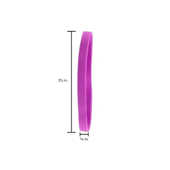 JAM Paper Rubber Bands Size 64 Purple 100/Pack (33364RBpu) 33364RBPU image {4}