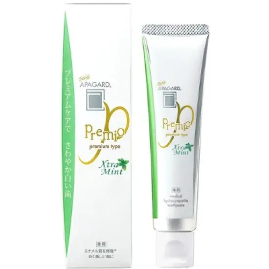 APAGARD Premio Premium Type EXTRA MINT Toothpaste (1.86 oz) Sangi's JAPAN | High Concentration Nano-Hydroxyapatite image {2}