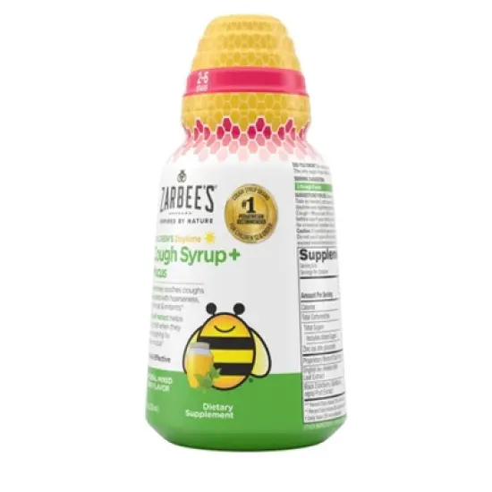 Zarbee's Naturals Kids' Cough + Mucus Daytime Syrup - Mixed Berry - 8 fl oz image {4}