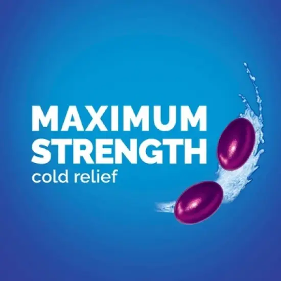Alka Seltzer Plus PowerMax Cold & Cough Liquid Gels Max Strength, 16 Count image {4}