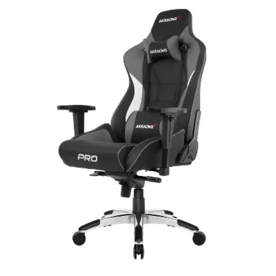 AKRacing Masters Series Pro Luxury XL Gaming Chair, Grey (AK-PRO-GY) image {1}