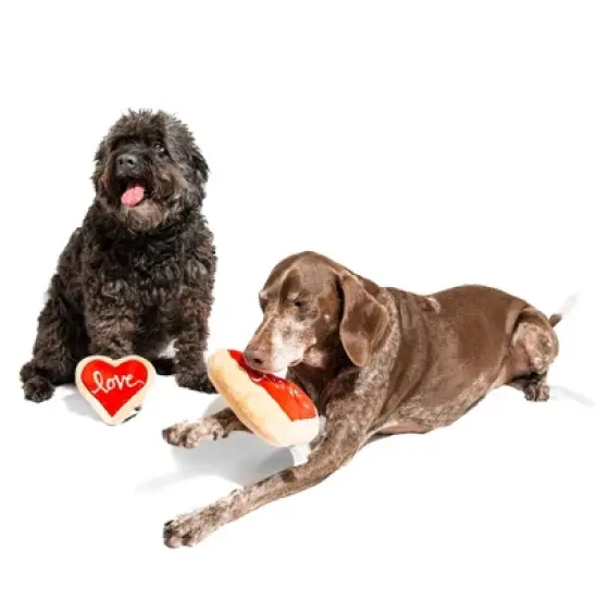 Midlee Red Heart Love Sugar Cookie Plush Toy image {5}