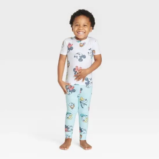 Boys' Disney Mickey & Friends 2pc Sleep Pajama Set - Gray image {4}