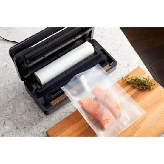 Anova Precision Vacuum Sealer Pro: Black Food Vacuum Sealer for Sous Vide, 5-Year Warranty, Plastic, 15.7"x7"x4.3" image {3}