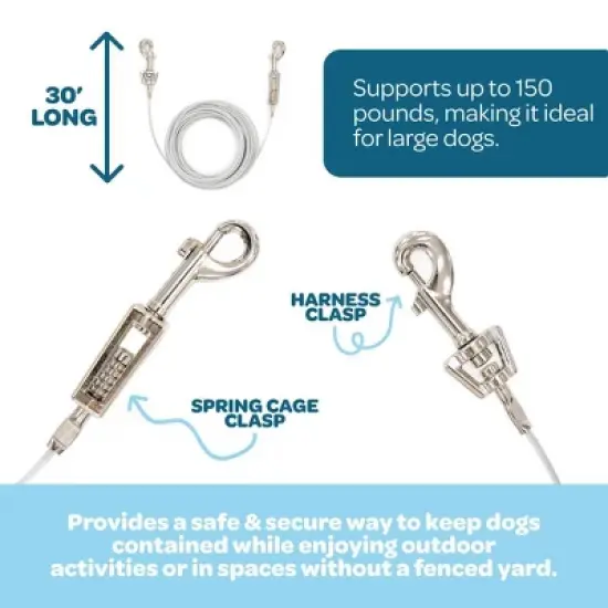 Carlson Tie Out Dog Leash - 20' image {3}