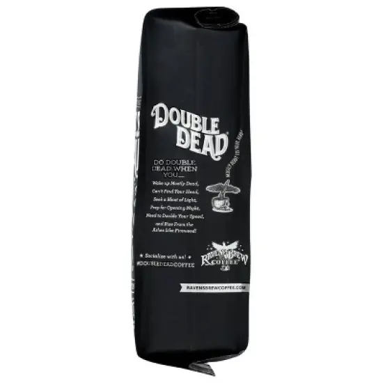 Raven's Brew Double Dead Ground Coffee - 12oz image {2}