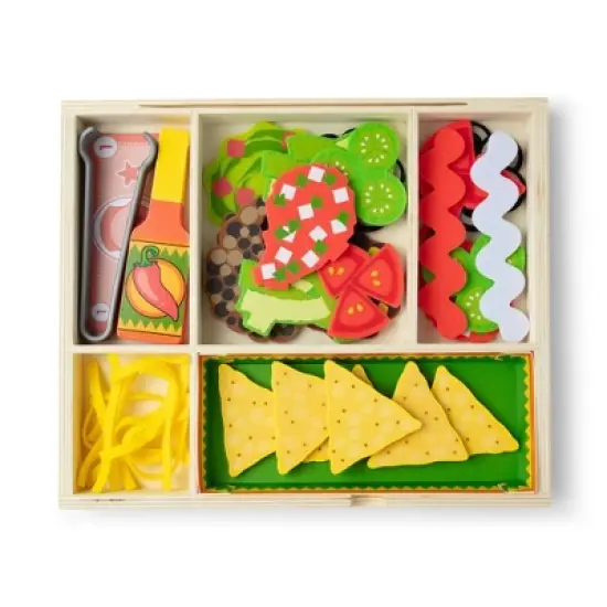 Melissa & Doug Nachos Wooden Play Food Set image {3}