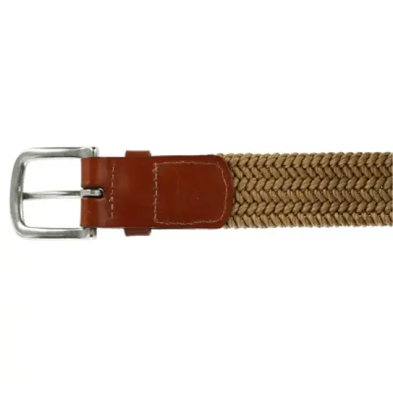 CrookhornDavis Men's Boca Braided Waxed Cotton Stretch Belt image {2}