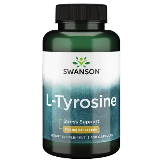 Swanson L-Tyrosine, Helps Maintain Healthy Mental Function & Alleviate The Effects Of Stress, 100 Capsules image {4}