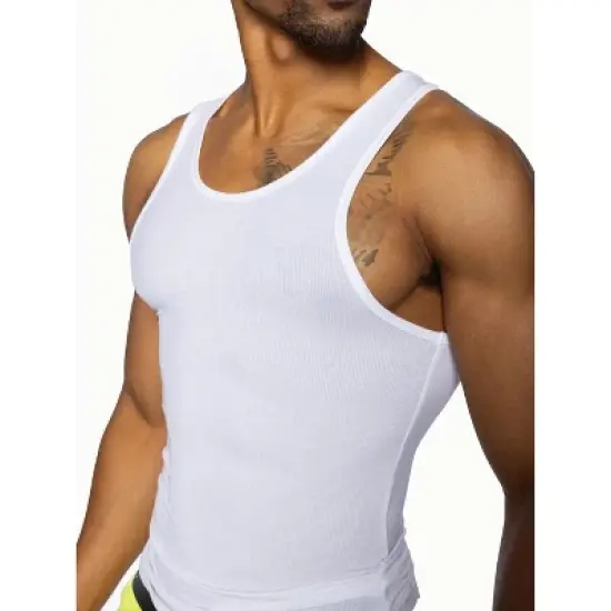 BIKE Athletic Rib Knit Tank image {2}