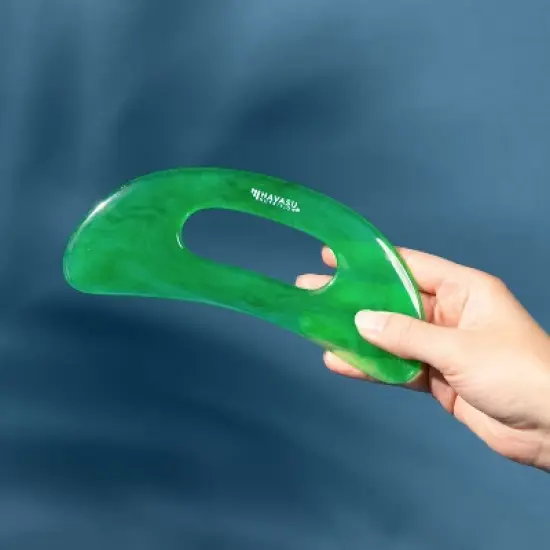 Havasu Nutrition Body Gua Sha Tool, Large Gua Sha for Legs, Arms & Face, Body Guasha Tool for Lymphatic Drainage, Circulation & Cellulite Relief, 1ct image {4}