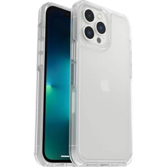 OtterBox iPhone 13 Pro Max/iPhone 12 Pro Max Symmetry Case with MagSafe - Clear: Bump-Resistant, Polycarbonate & Rubber Material image {2}