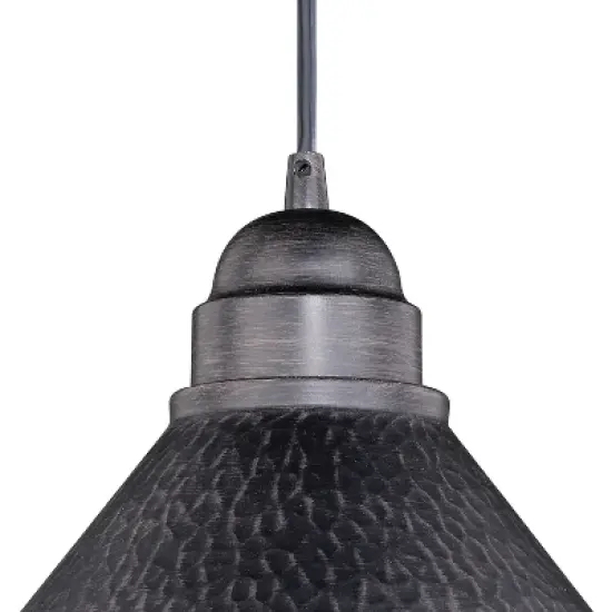 VAXCEL Outland 1 Light Farmhouse Outdoor Barn Dome Pendant Ceiling Light image {8}