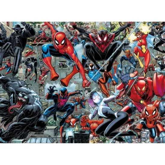 Silver Select Marvel Spider-verse 1000pc Puzzle image {2}