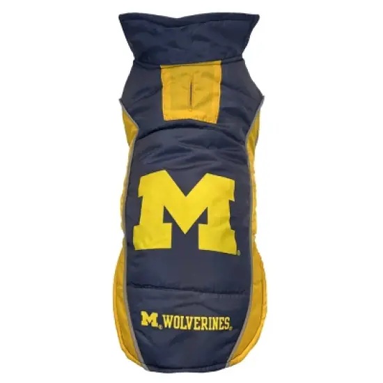 NCAA Michigan Wolverines Pets Puffer Vest image {3}