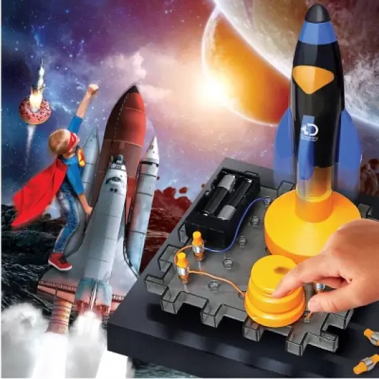 Discovery #Mindblown Action Circuitry Rocket Launch Experiment STEM Science Kit image {1}