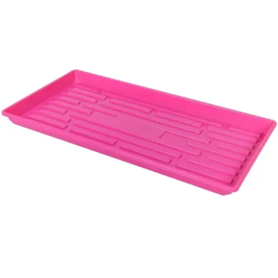 SUNPACK 10" x 20" Heavy Duty Shallow Plastic Seed Starting Tray, 1" image {7}